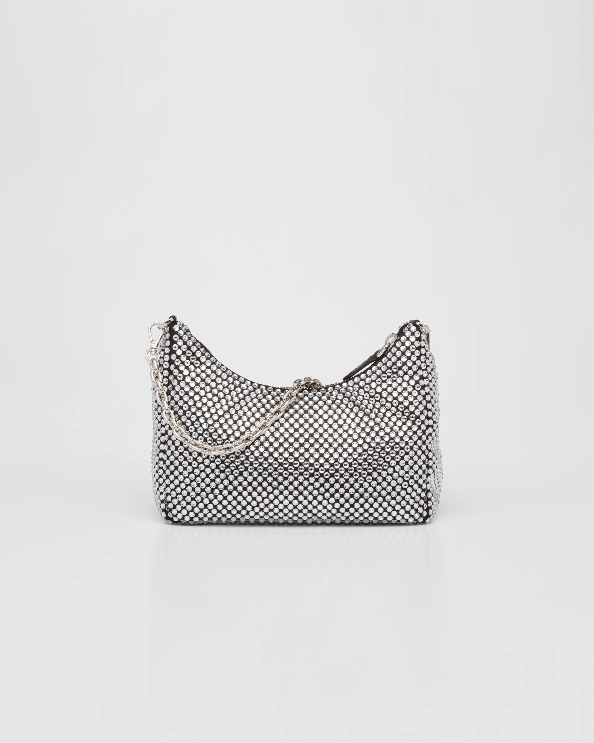 プラダ Re-Edition 2005 クリスタル サテンバッグ