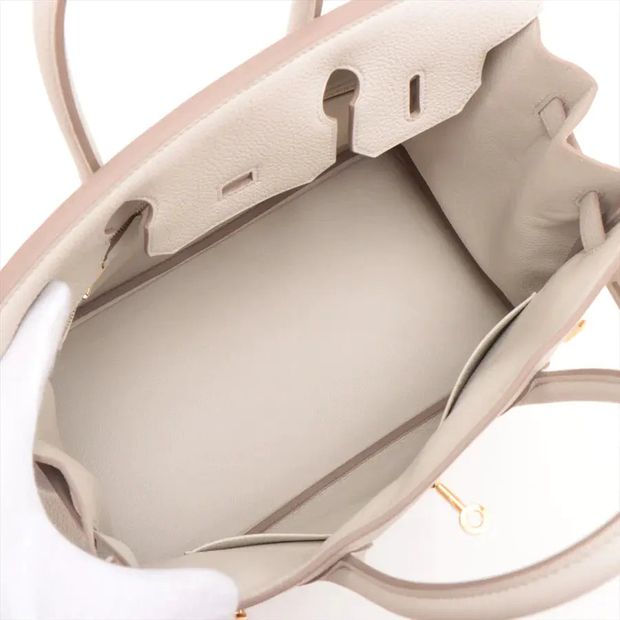 HERMES エルメス バーキン30 トゴ ベトン ゴールド金具