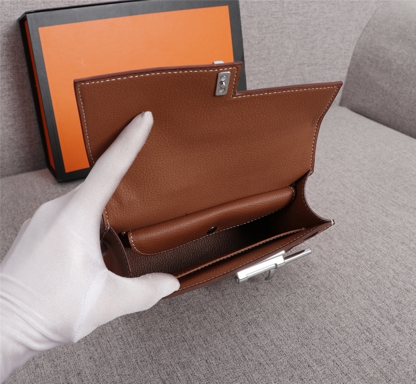 HERMES☆バッグ《ヴェルー》チェーン ミニ ポシェット カーフ