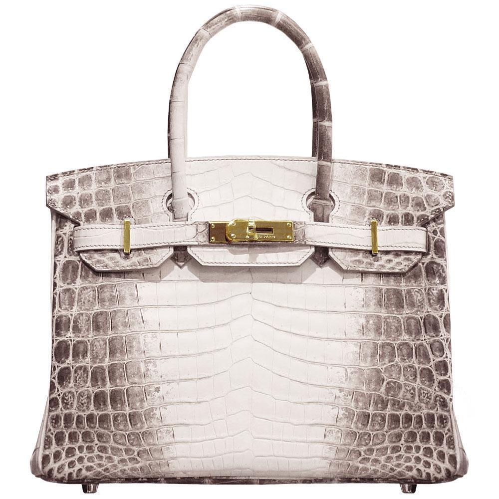 【HERMES】エルメス バーキン 30cm クロコダイル ゴールド金具