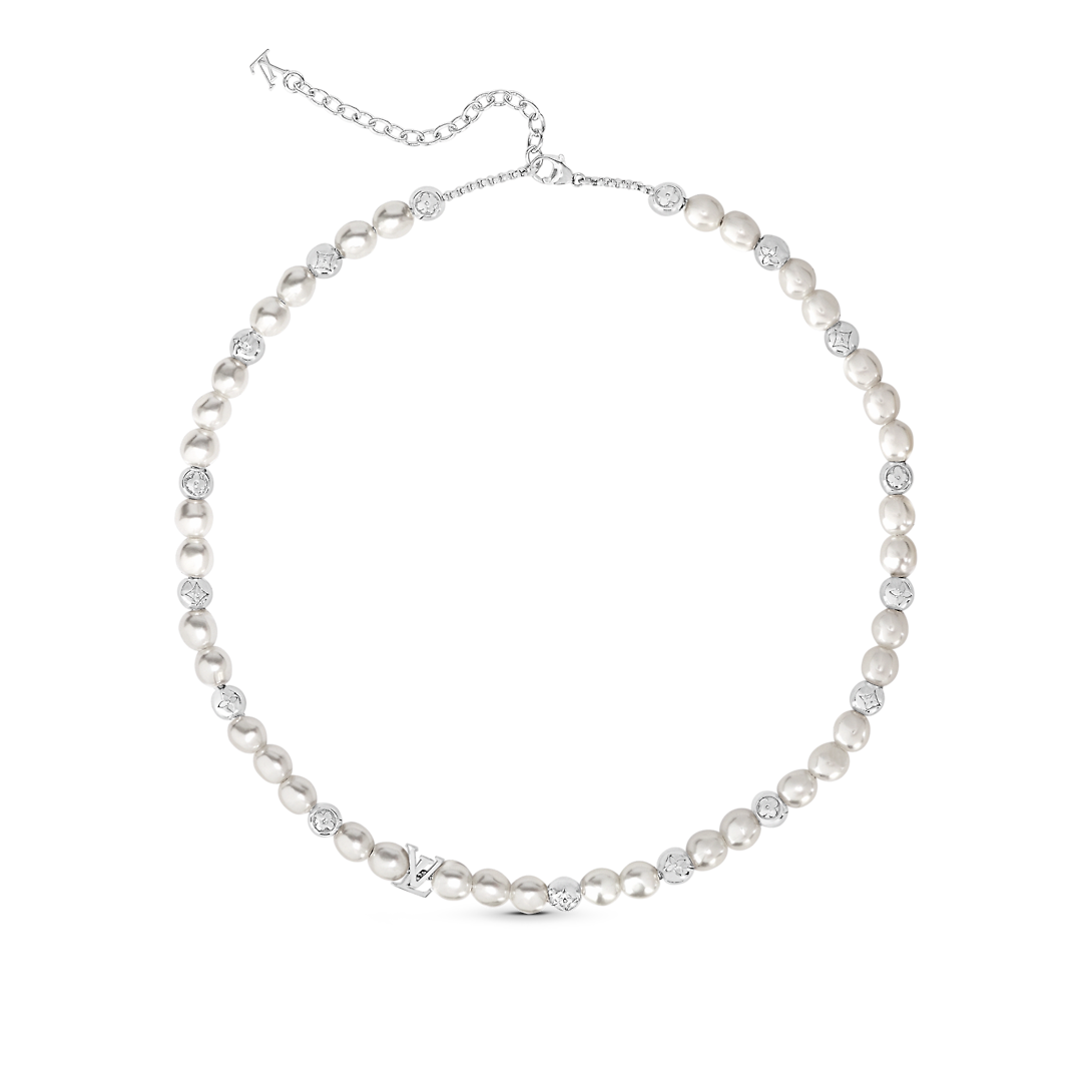 Louis Vuitton（ルイヴィトン）MONOGRAM PEARLS ネックレス M01157