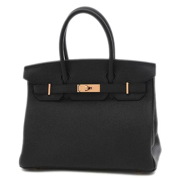 【HERMES】エルメス バーキン30　トゴ　ブラック【中古·未使用】