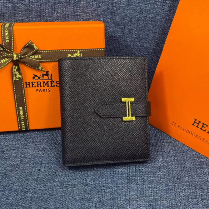 Hermes・レザー コンチネンタルウォレット 財布 折財布