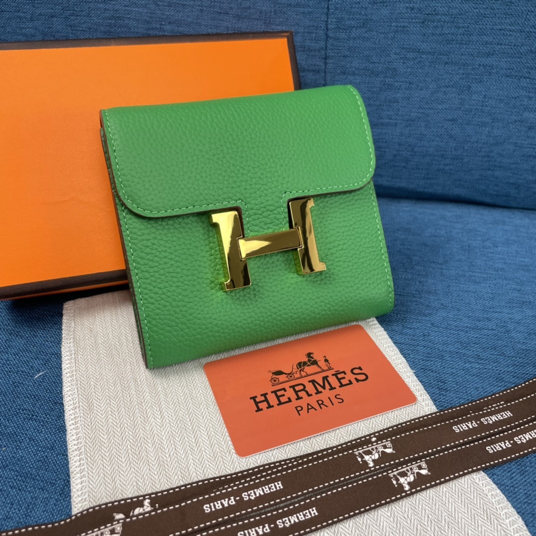Hermes・レザー コンチネンタルウォレット 財布 折財布