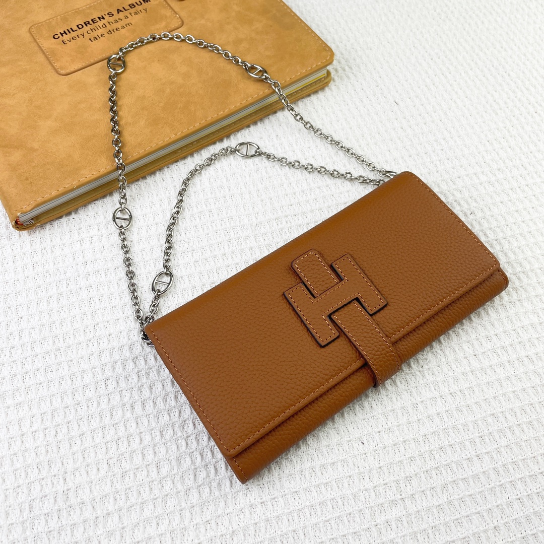 Hermes・レザー コンチネンタルウォレット 財布 折財布