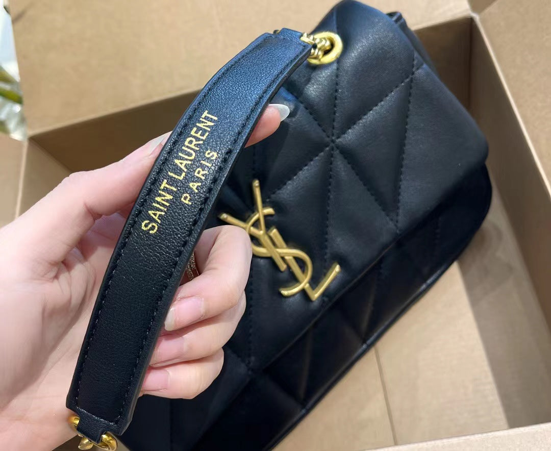 👜Ysl Niki フラップメッセンジャーバッグ 黒と白