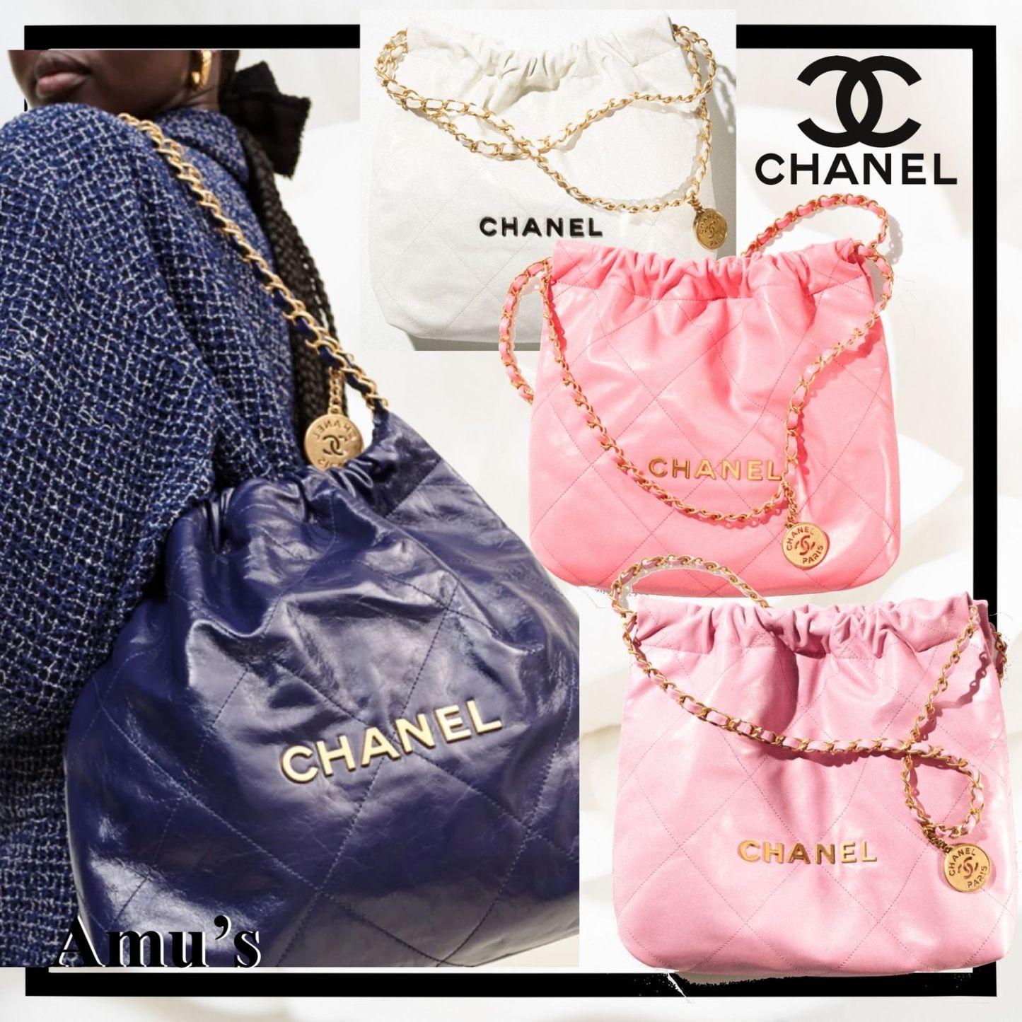 【CHANEL】在庫あり☆入手困難 CHANEL 22 スモール ハンドバッグ