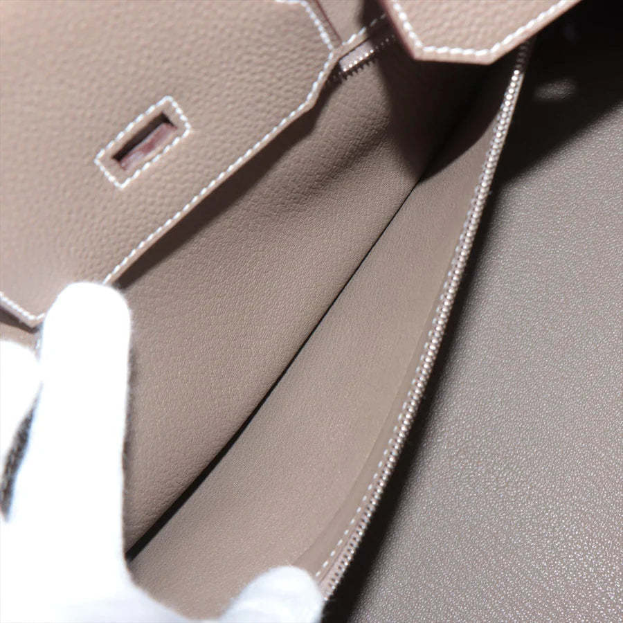 エルメス バーキン35 トゴ エトゥープ シルバー金具