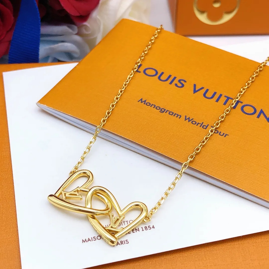 【 LOUIS VUITTON】ネックレス、新しいネックレス万能シンプルファッションオーナメント