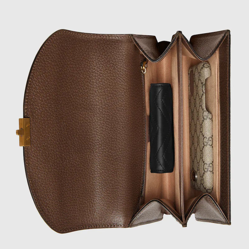 〔オフィディア〕ウェブ ストライプ付き スモール トップハンドルバッグ