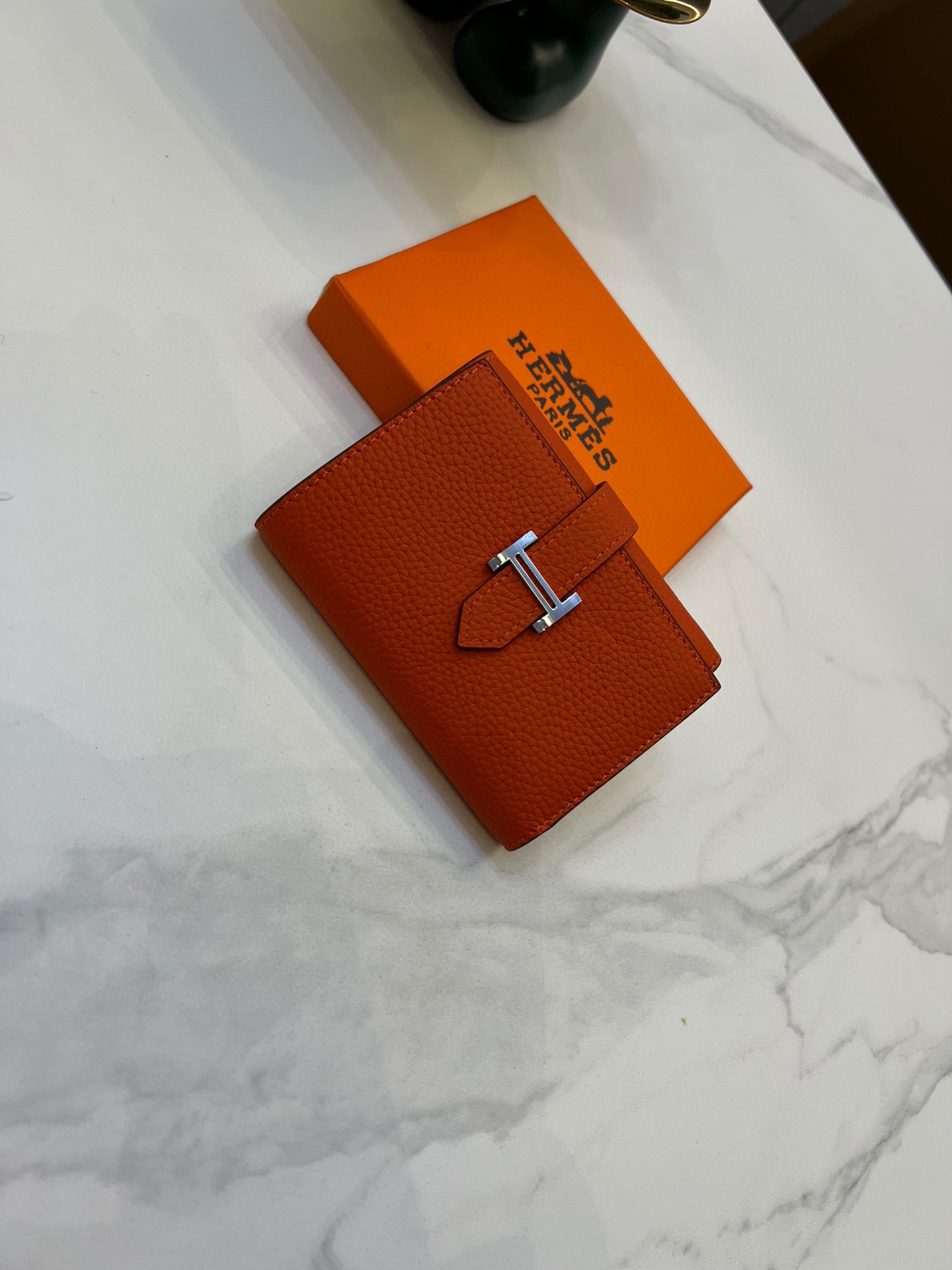HERMES 超入手困難 ベアンコンビネ 3つ折り財布