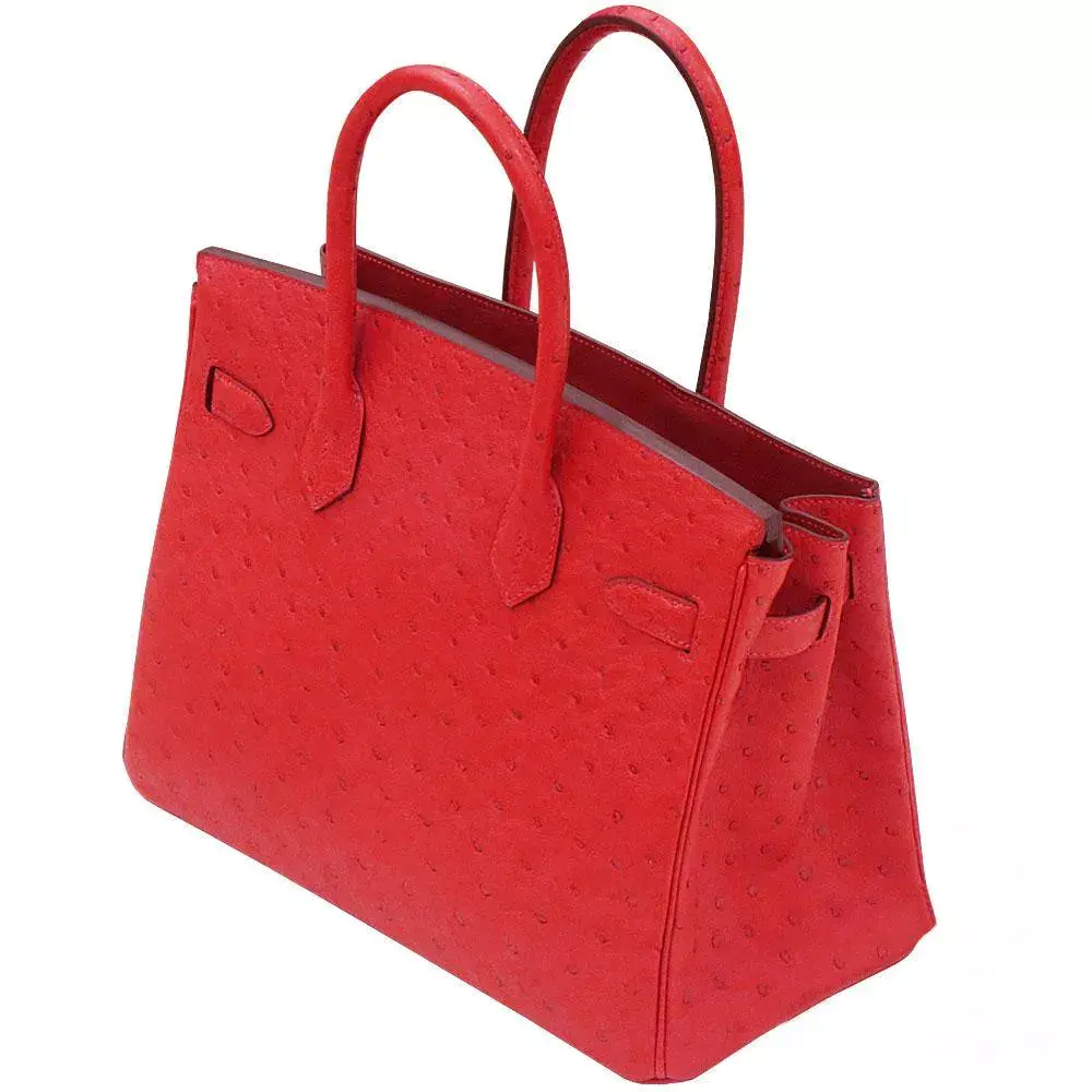 【HERMES】エルメス バーキン 30cm オーストリッチ ゴールド金具