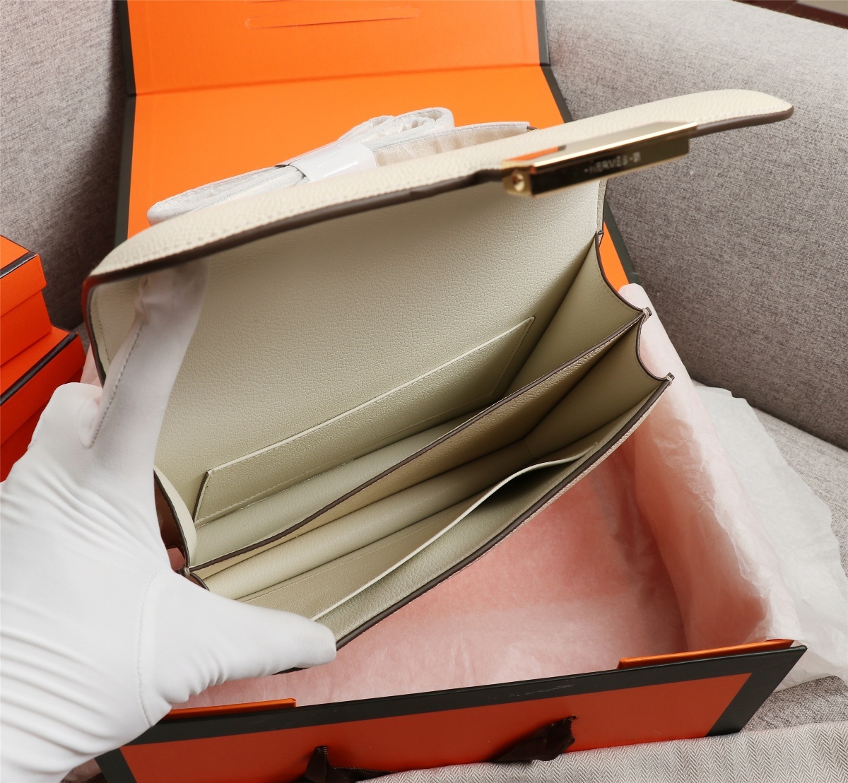 HERMES コンスタンス Ⅲ 19 グラファイト シルバー金具