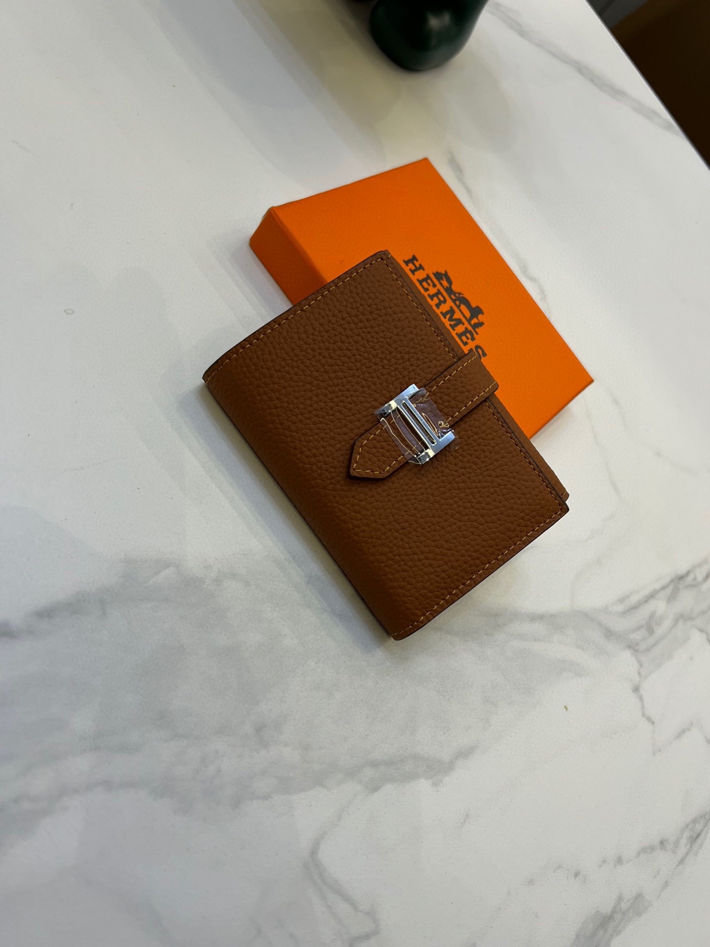 HERMES 超入手困難 ベアンコンビネ 3つ折り財布