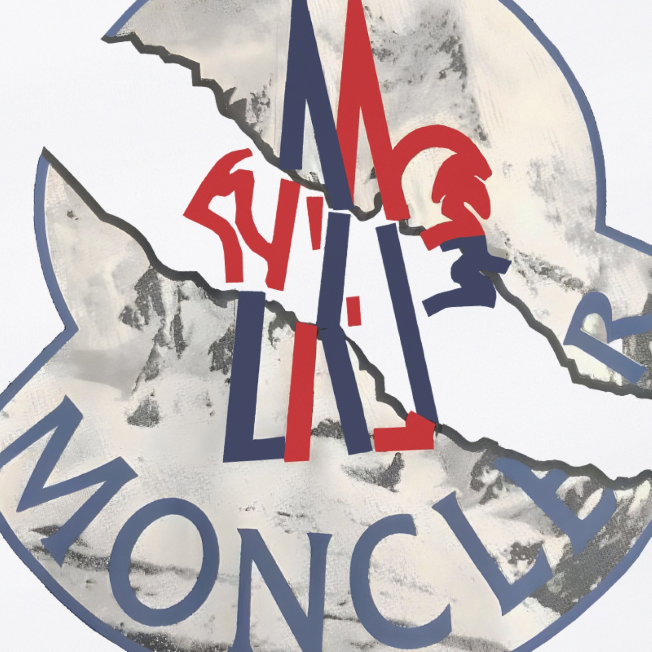 【MONCLER】プリントパーカー