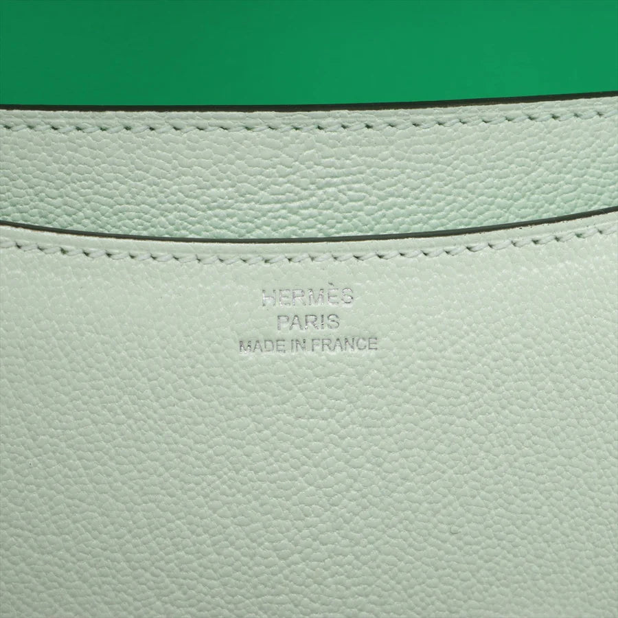 エルメス コンスタンス3 ミニ18 ミロワール シェブルミゾル ヴェールフィズ シルバー金具