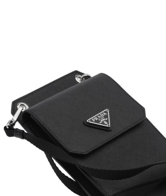 ☆PRADA☆サフィアーノレザー スマートフォンケース