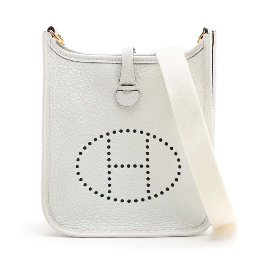 エルメス エブリンTPM トリヨンクレマンス ニューホワイト ゴールド金具