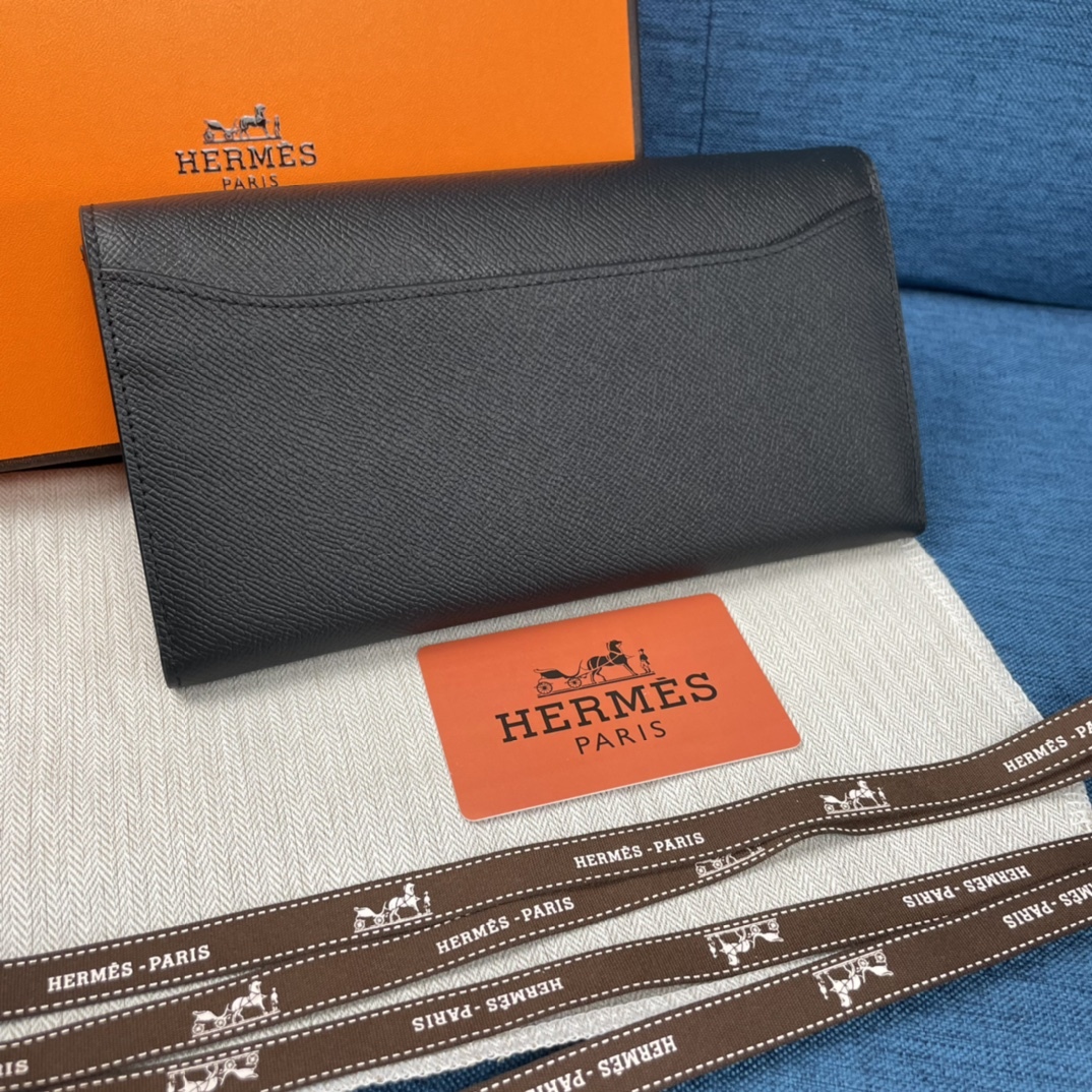 Hermes・レザー コンチネンタルウォレット 財布 折財布