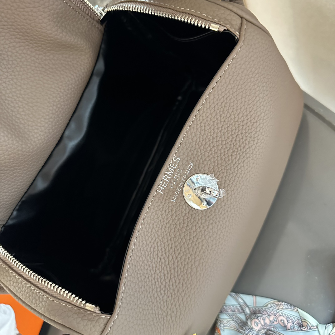 《上品★》【HERMES】リンディ26ハンドバッグ(エトゥープ)