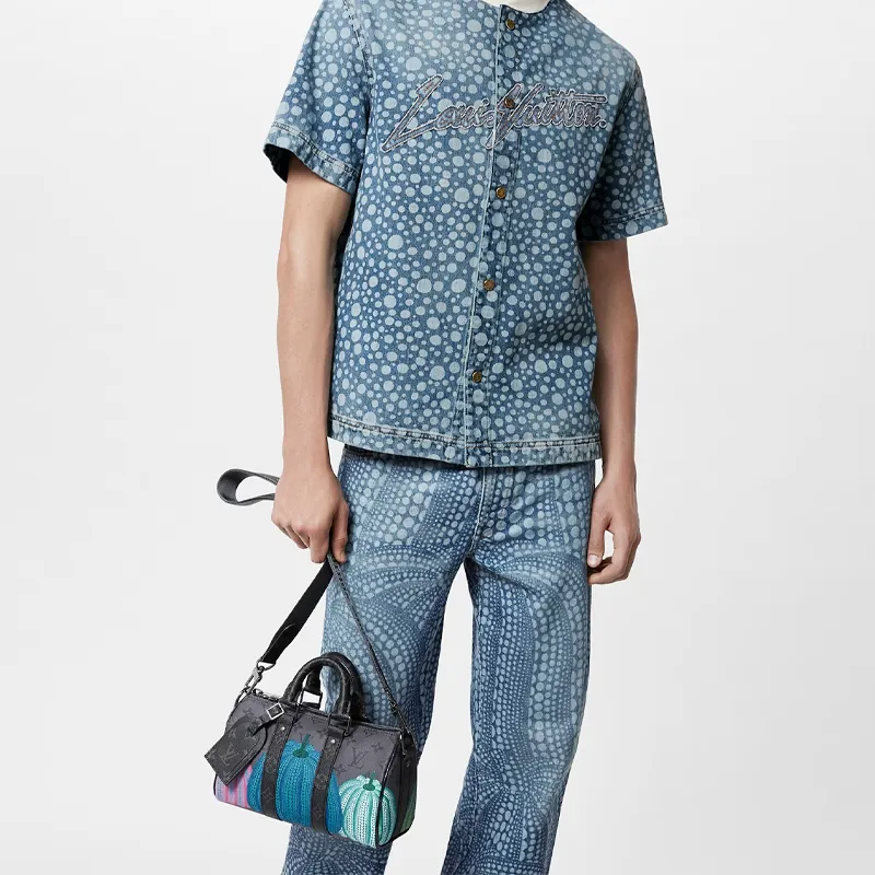 LOUIS VUITTON ルイヴィトン Yayoi Kusama keepall 25 M46437