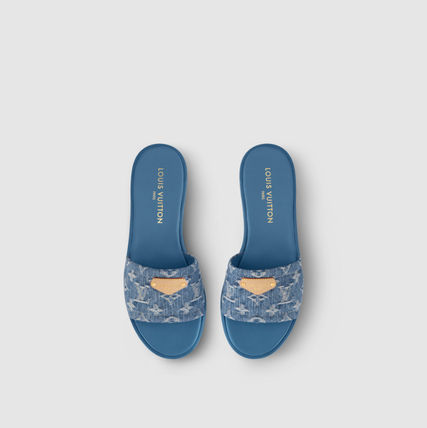 【ルイヴィトン】リリー ミュール デニム モノグラム