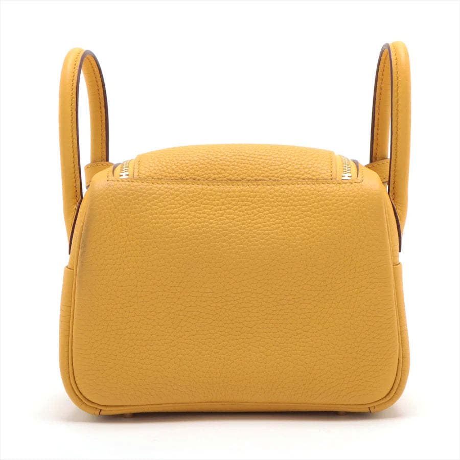 エルメス ミニリンディ トリヨンクレマンス ジョーヌアンブル ゴールド金具