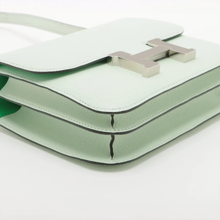 エルメス コンスタンス3 ミニ18 ミロワール シェブルミゾル ヴェールフィズ シルバー金具