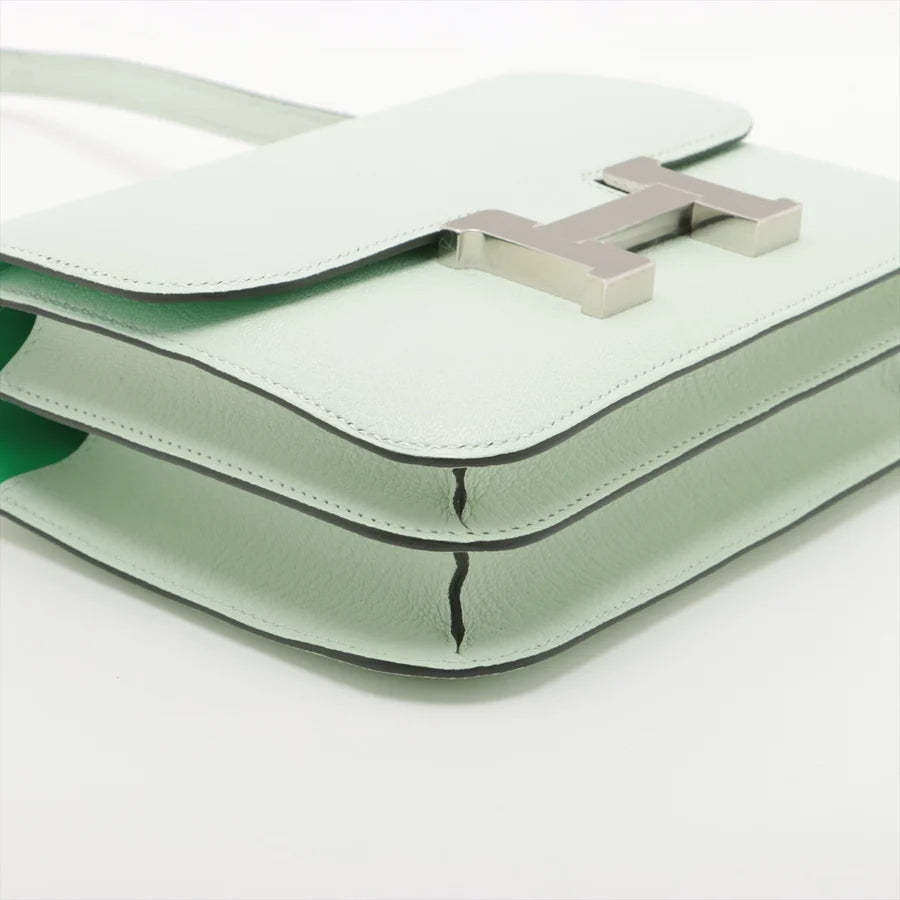 エルメス コンスタンス3 ミニ18 ミロワール シェブルミゾル ヴェールフィズ シルバー金具