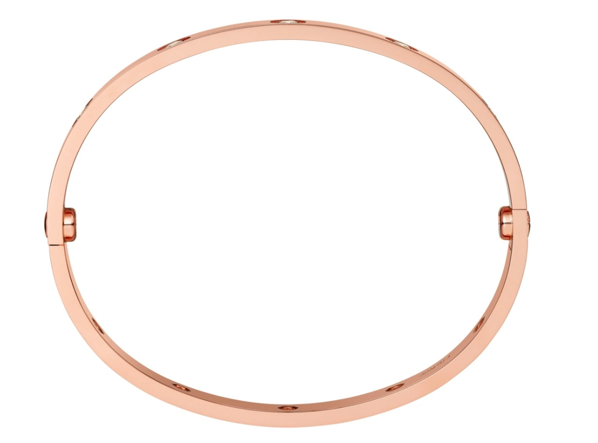 【Cartier】カルティエ LOVE BRACELET, SMALL MODEL, 10 DIAMONDS ブレスレット、SM、ダイヤモンド10個