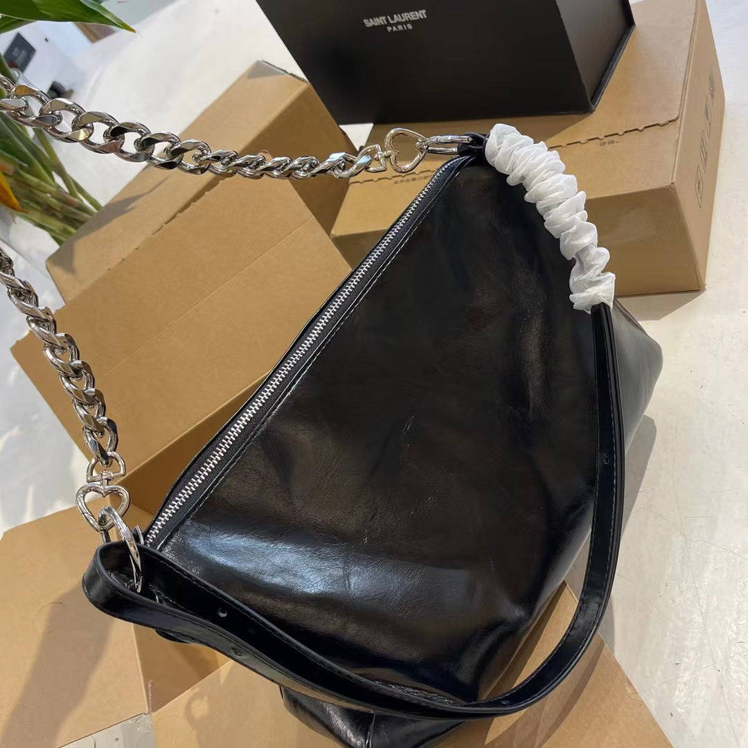 👜Ysl 側面のロゴ メッセンジャーバッグ