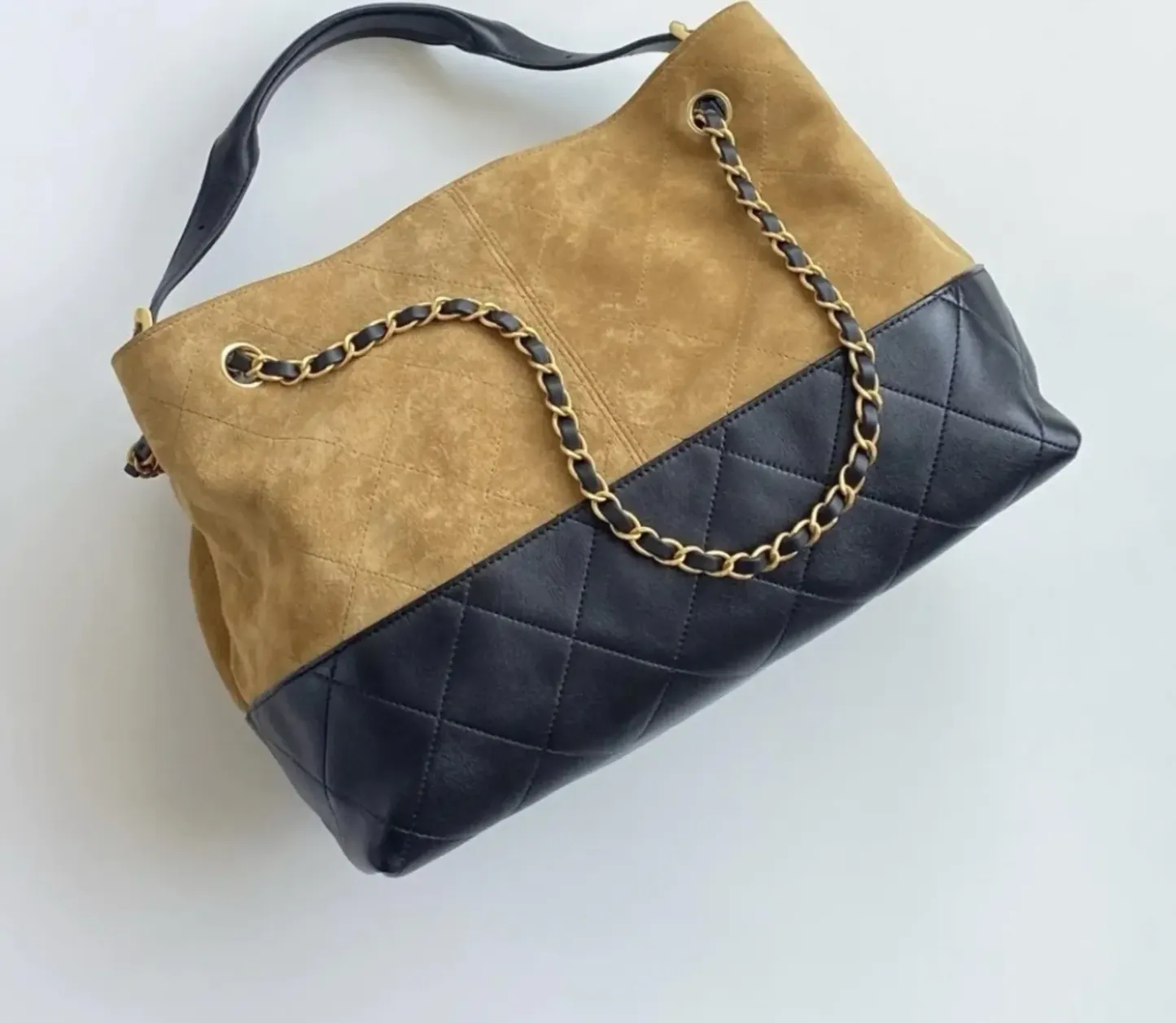 バイカラー★【CHANEL】ハンドバッグ2way AS5634-B20827-U1536