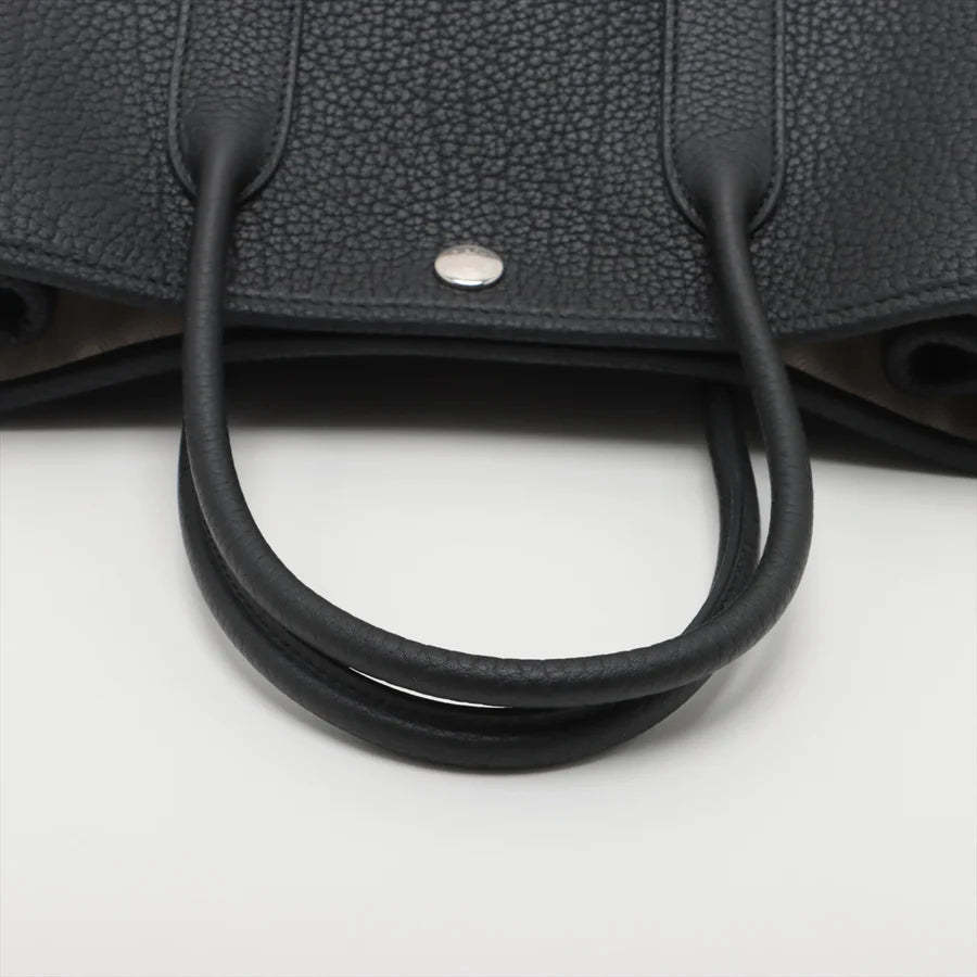 エルメス ガーデンパーティTPM カントリー ブラック シルバー金具