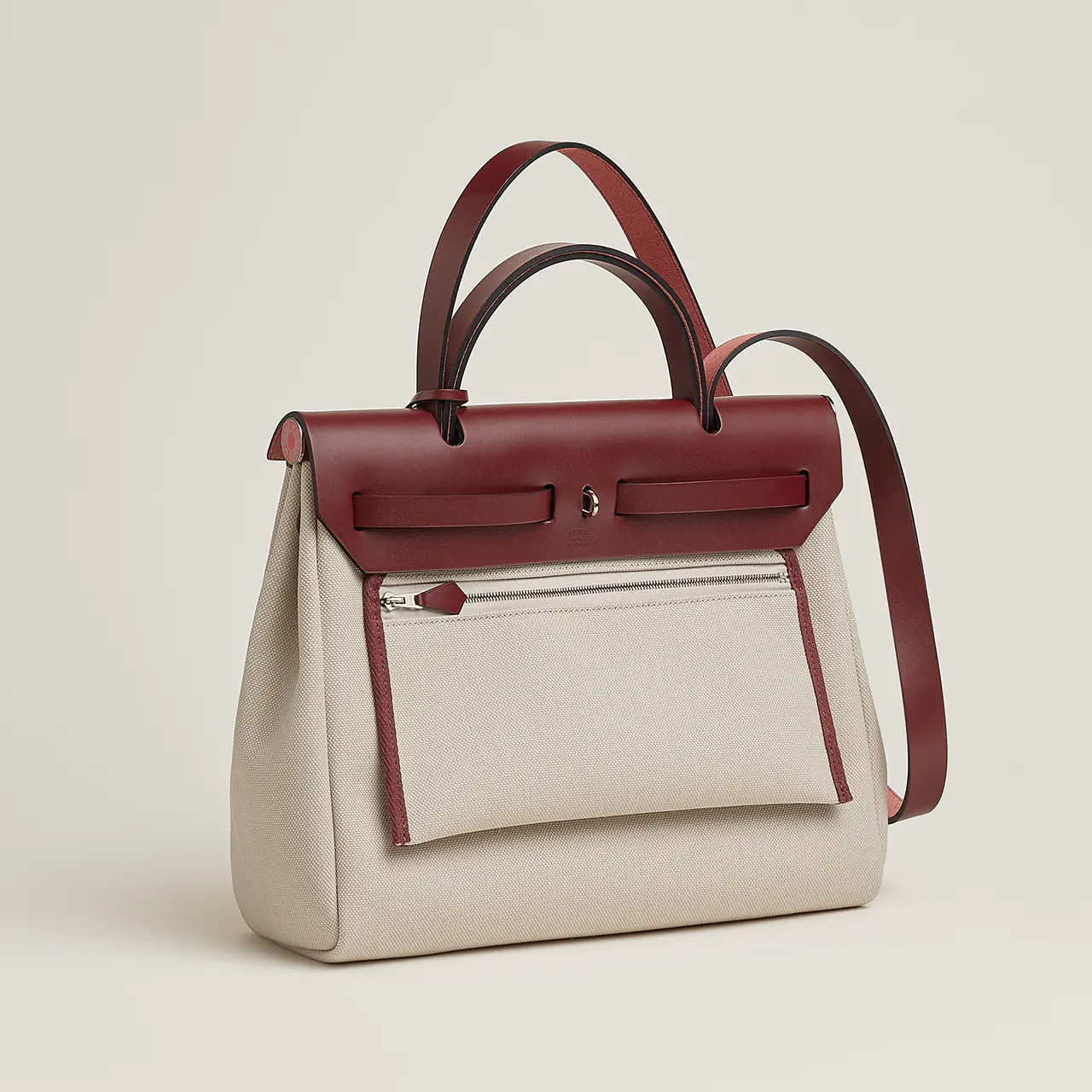 【HERMES】エルメス Herbag ジップ 31laque ハンドバッグ