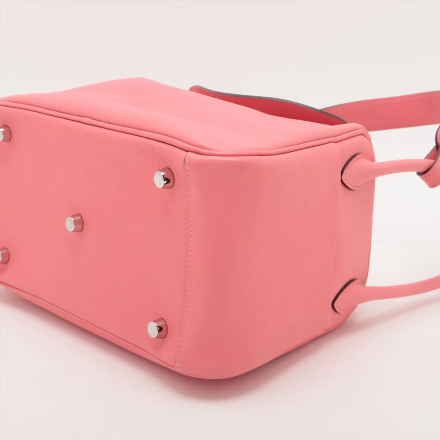 エルメス リンディ26 エバーカラー ローズアザレ シルバー金具