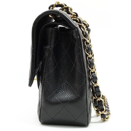 【CHANEL】マトラッセ25Wフラップチェーンショルダーバッグ A01112 キャビアスキン