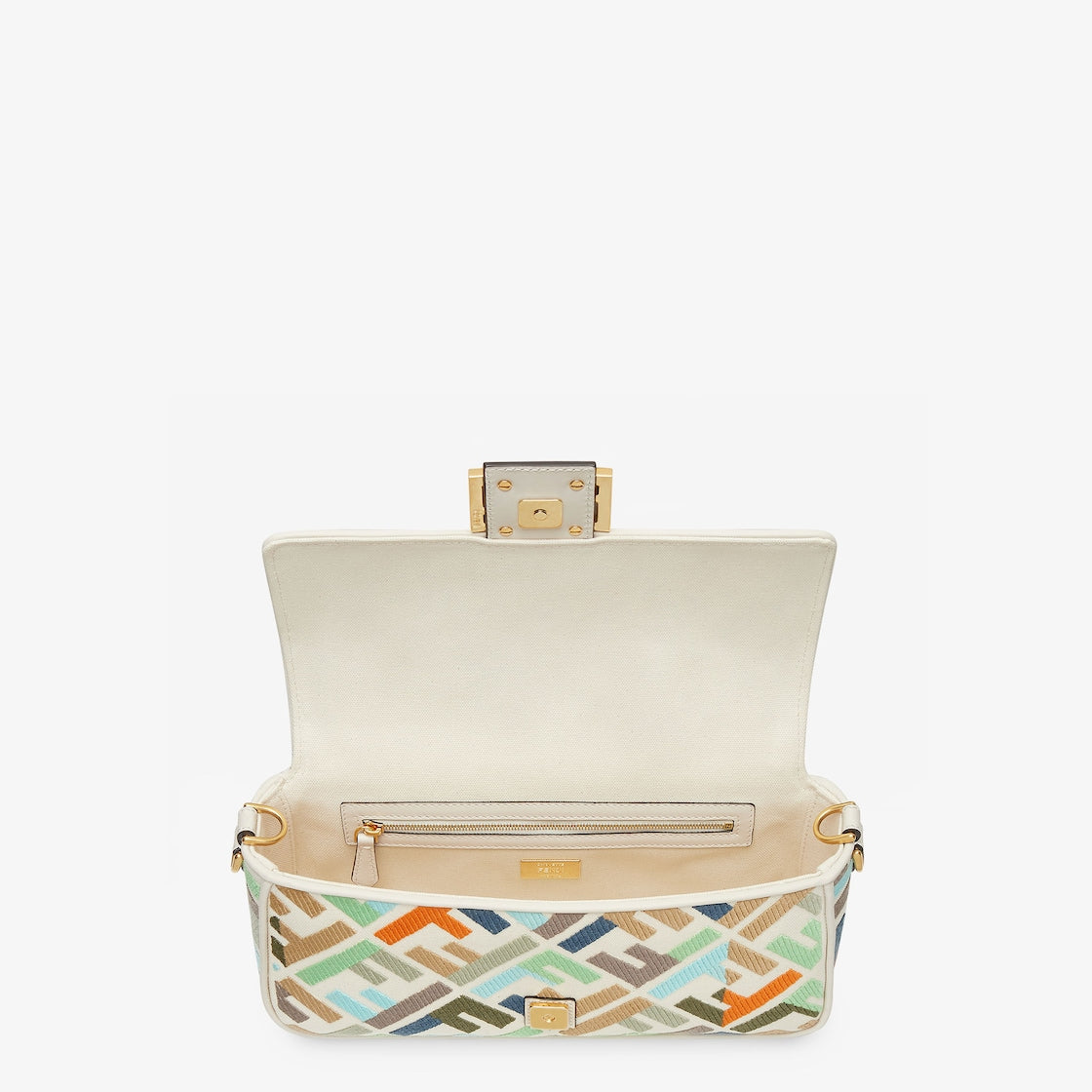 バゲット マルチカラーキャンバス バッグ FF刺繍