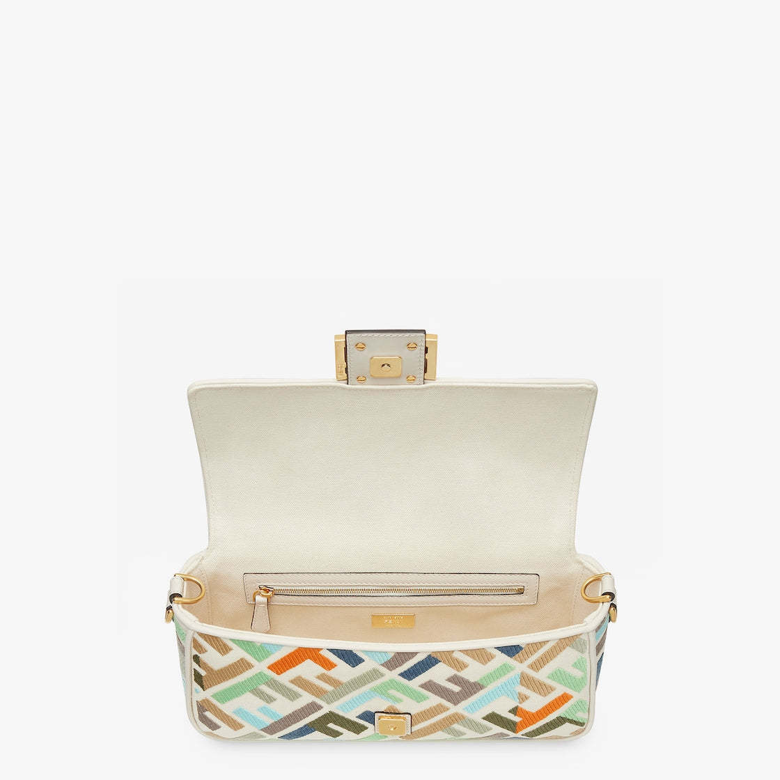 バゲット マルチカラーキャンバス バッグ FF刺繍