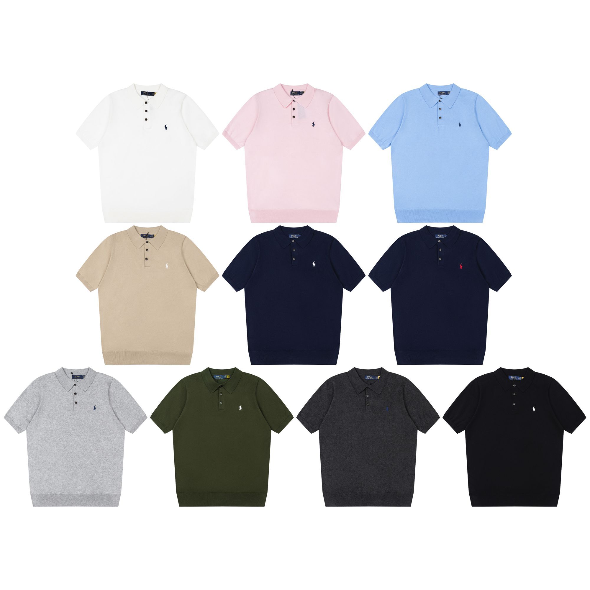 【RALPH LAUREN】半袖 薄手ニットセーター