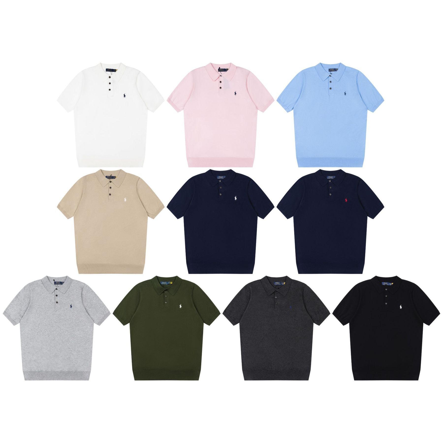 【RALPH LAUREN】半袖 薄手ニットセーター