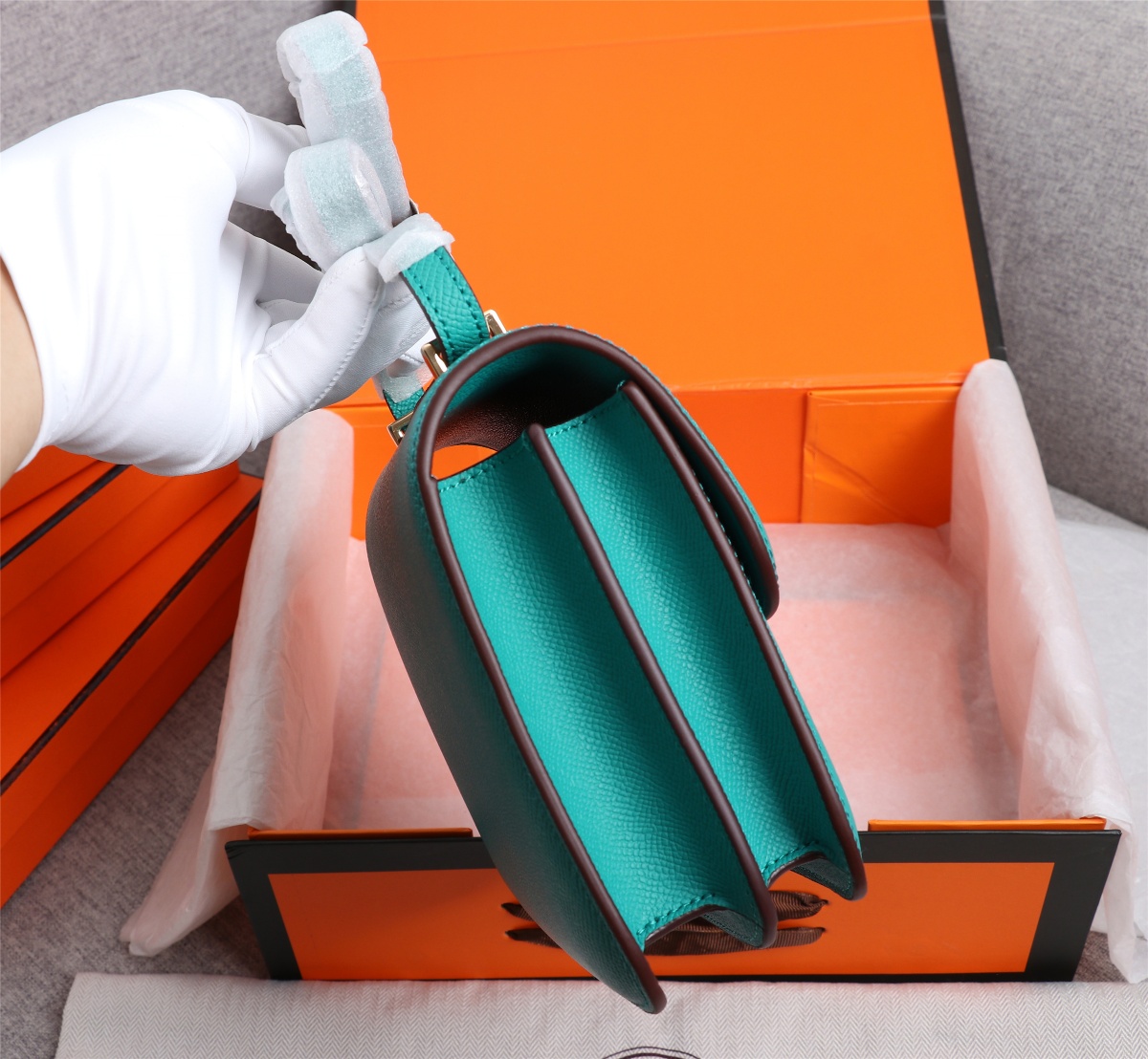 HERMES コンスタンス Ⅲ 19 グラファイト シルバー金具