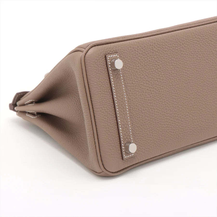 エルメス バーキン25 トゴ エトゥープ シルバー金具