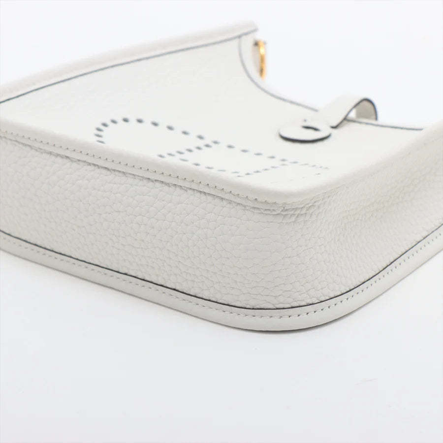 エルメス エブリンTPM トリヨンクレマンス ニューホワイト ゴールド金具