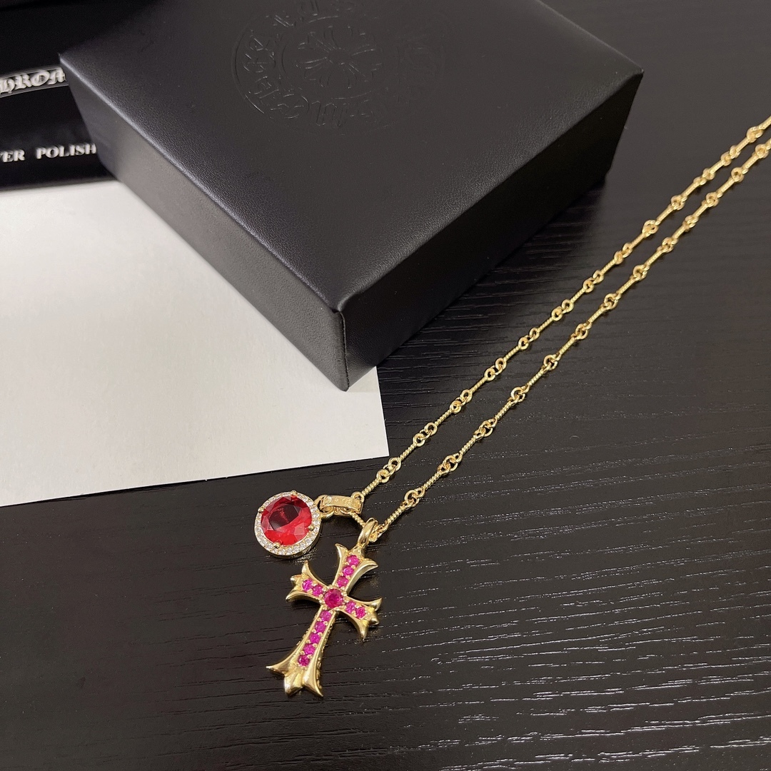 【Chrome Hearts】ネックレス、新しいネックレス万能シンプルファッションオーナメント