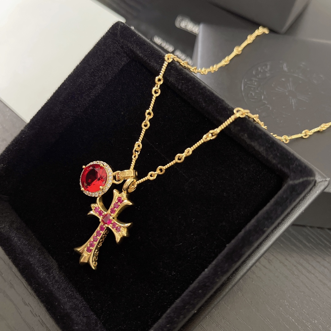 【Chrome Hearts】ネックレス、新しいネックレス万能シンプルファッションオーナメント
