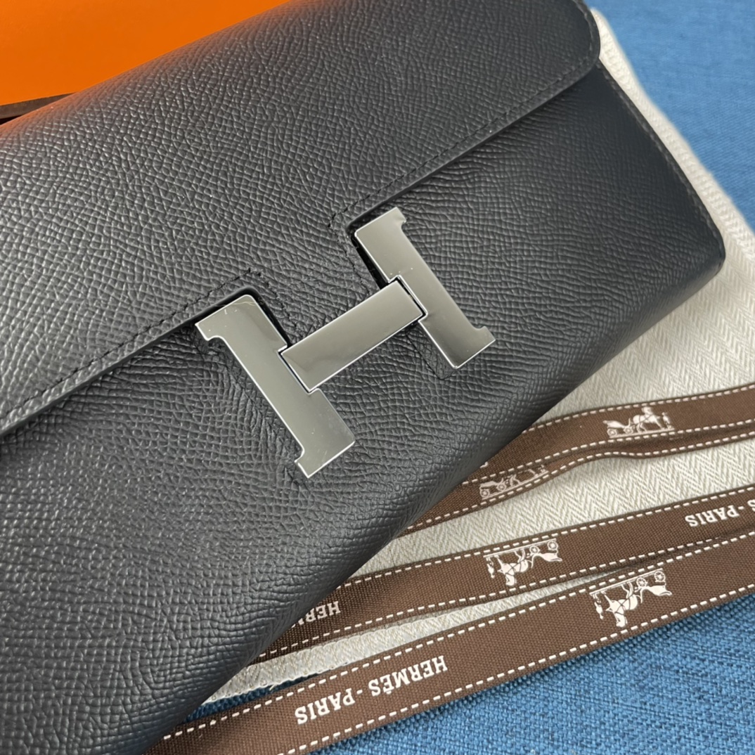 Hermes・レザー コンチネンタルウォレット 財布 折財布