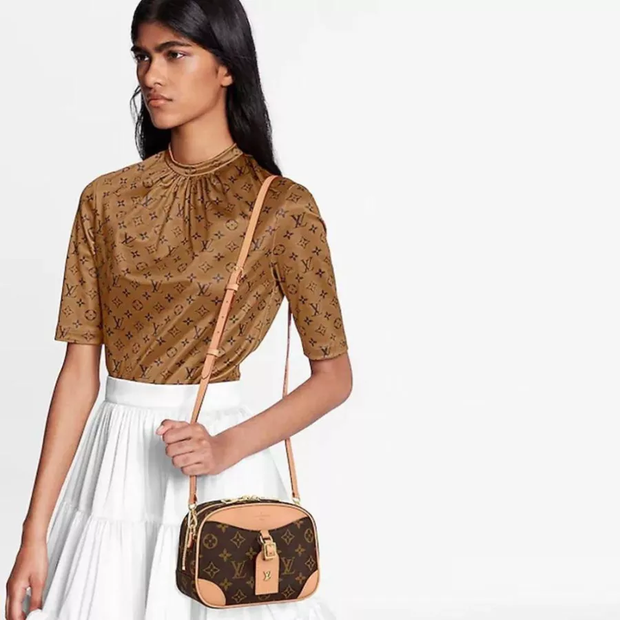 LOUIS VUITTON LVルイヴィトンDEAUVILLEミニカメラバッグ