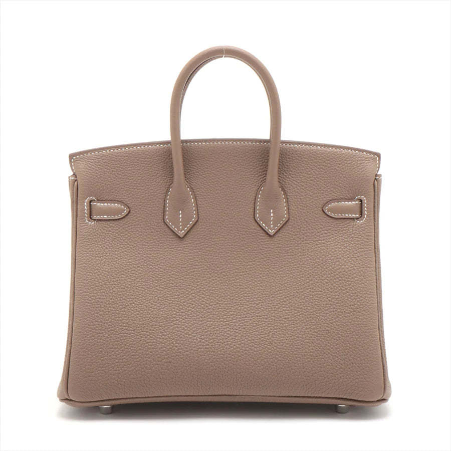 エルメス バーキン25 トゴ エトゥープ シルバー金具
