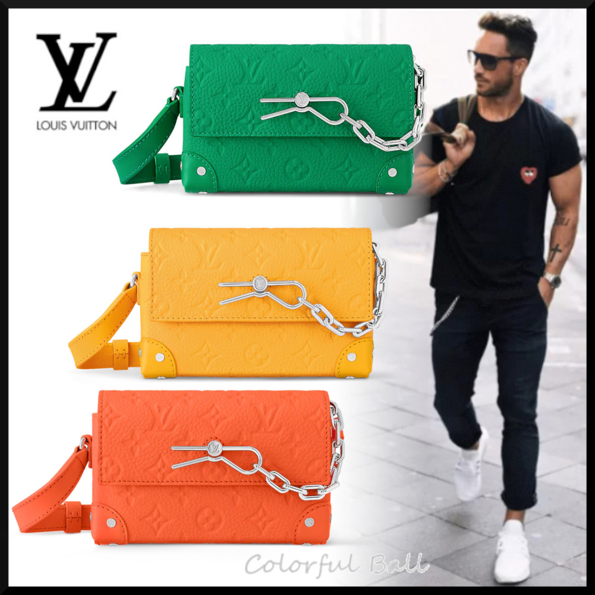 LOUIS VUITTON　スチーマー ウェアラブルウォレット M82917 M82916 M82918