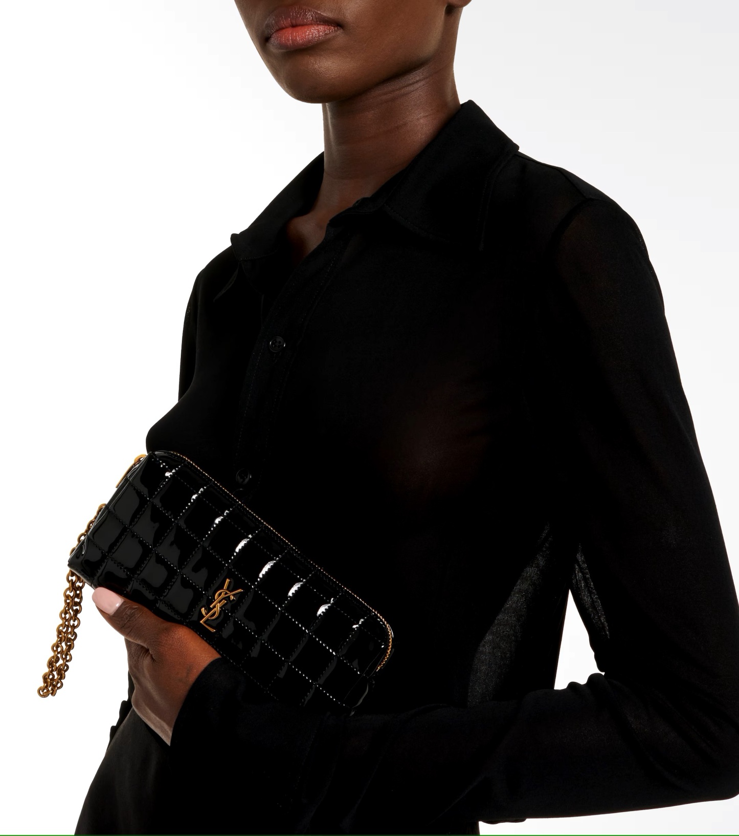 ★Saint Laurent★関税込♪NEW♪Cassandre チェ-ン バッグ